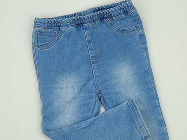 strój kąpielowy błękitny: Denim pants, 12-18 months, condition - Good