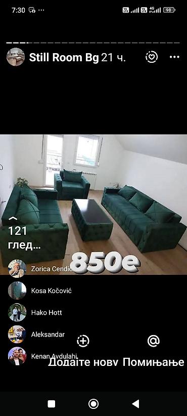 Sofe i kaučevi: Garniture za dnevnu sobu – više modela - Trosed + dvosed + fotelja — 7