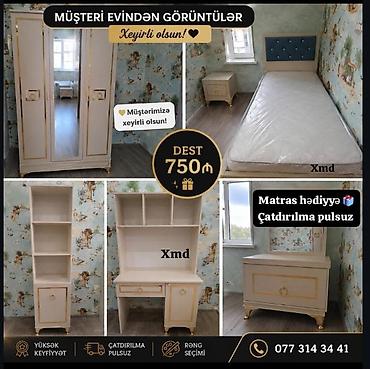 usaq ucun metbex mebeli: Uşaq/yeniyetmə otağı üçün mebel dəsti. Dəst tərkibi: - 3 qapılı — 1