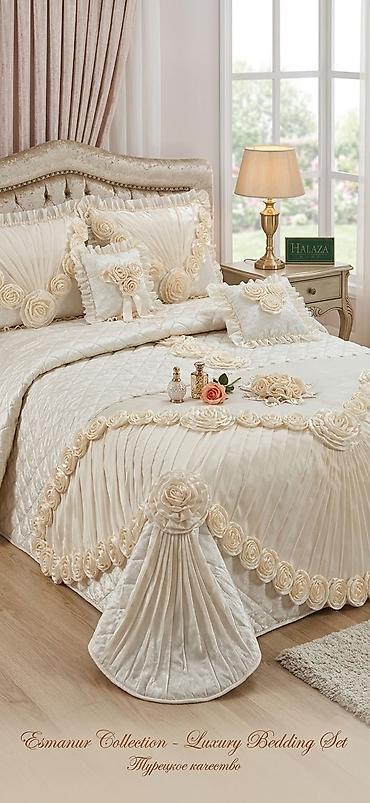 emen brand: Роскошный комплект для спальни Esmanur Collection — Luxury Bedding Set — 1
