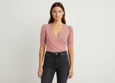 spódnice w pepitkę mango: H&M, Жіноча блуза, розмір M