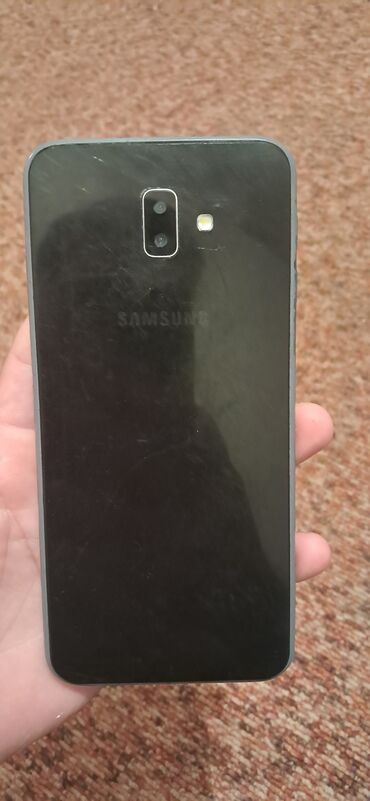 j6 ekranı: Samsung Galaxy J6 Plus, цвет - Черный, Сенсорный
