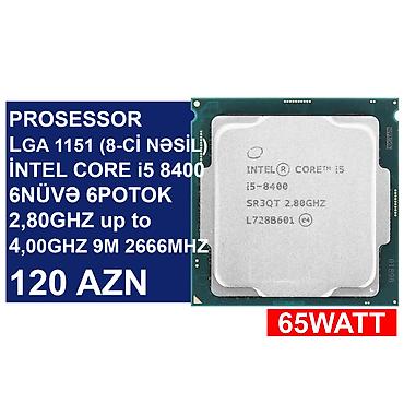 komputer i9: Prosessor “LGA 1151 (8ci nəsil) İntel Core i5 8400” ⭐LGA 1151 (8ci — 1