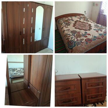 Yataq otağı dəstləri: İkinəfərlik çarpayı, İşlənmiş