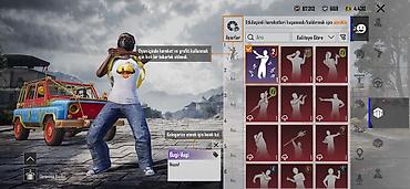 iticket konsert blok3: PUBG Mobile hesabı satılır — kosmetik əşyalar və emote-larla zəngin — 2