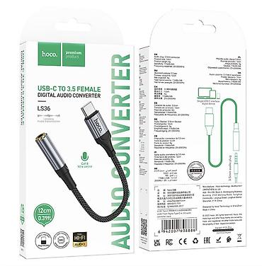 micro usb: LS36 Fresh, аудио конвертер Type-C штекер на 3.5мм гнездо, чип — 8