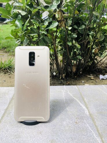 samsung galaxy j1 mini: Samsung Galaxy A6 Plus, 64 GB, rəng - Gümüşü, Düyməli, Barmaq izi, Face ID