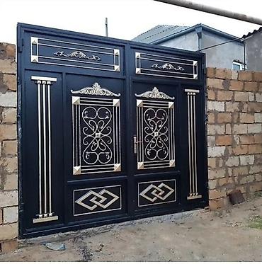 Həyət darvazaları: Demir qapilar darvazalar seyf qaplari 650manatdan bawlayan qiymetlerle — 16