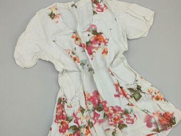 bluzki białe z falbankami: Blouse, L (EU 40), condition - Good