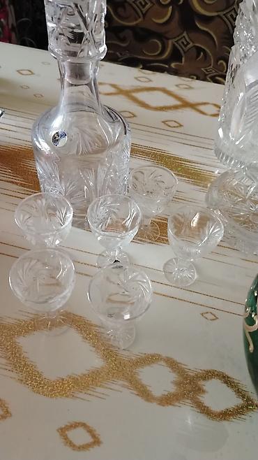 Krasniy May/USSR istehsalı kəsim kristal likör dəsti. Tərkibi: - 1 lalafo.az -da Krasniy May/USSR istehsalı kəsim kristal likör dəsti. Tərkibi: - 1