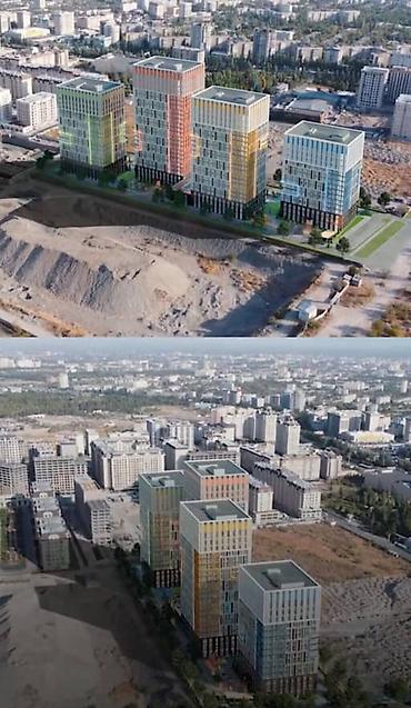 годаю: 3 комнаты, 74 м², Асанбай мкр Элитка, 14 этаж, ПСО (под самоотделку) — 4