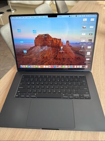 рация бу цена: Ноутбук, Apple, 8 ГБ ОЭТ, Apple M2, 15.4 ", Колдонулган, Татаал эмес тапшырмалар үчүн, эс тутум NVMe SSD