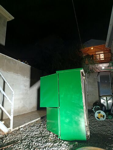 Soyuducular: Yaşıl rəngdə iki qapılı soyuducu - Tip: məişət soyuducusu, iki — 3