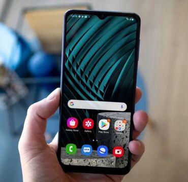 Samsung Galaxy A12, цвет - Черный, Отпечаток пальца