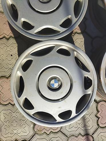15: Железные Диски R 15 BMW, Комплект, отверстий - 5, Б/у — 3