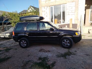 дополнительное освещение на авто: Черный кроссовер Ford Escape (первое поколение), 5‑дверный, левый
