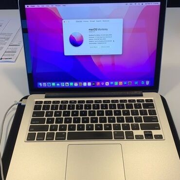 принтер mi: Ноутбук, Apple, 8 ГБ ОЭТ, Intel Core i5, 13.3 ", Колдонулган, Татаал эмес тапшырмалар үчүн, эс тутум SSD