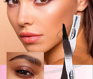 краски для бровей: Маркер для бровей Miss Tara Tattoo Brow с трезубым аппликатором - — 1