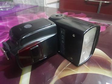 nikon kamera: Fotoqrafiya seti – Nikon DSLR + obyektiv + xarici flaş + çanta - — 5