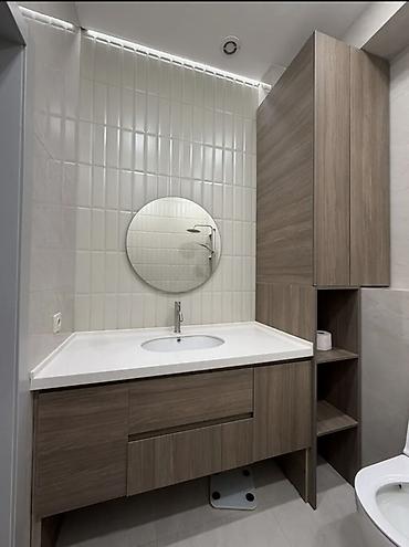 flat osh: 2 комнаты, 100 м², Ала-Арча ТРЦ Элитка, 11 этаж, Дизайнерский ремонт — 7
