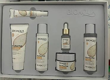 рис набор уход: BIOAQUA Rice Raw Pulp Rejuvenating — увлажняющий набор из 6 средств с — 2
