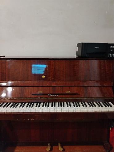 elektron pianolar: Akkustik vertikal piano –Kuban klassik qəhvəyi cilalı korpus, 88 — 6