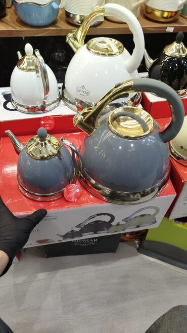 Tava-qazan dəstləri: Qazan, rəng - Boz, Qranit, Türkiyə — 1