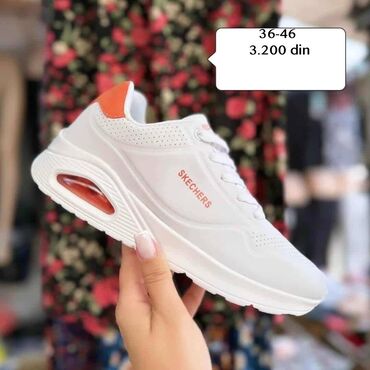 Women's Sneakers and athletic shoes: Patike Skechers brenda, dostupne u beloj i crnoj boji, sa đonom — 8