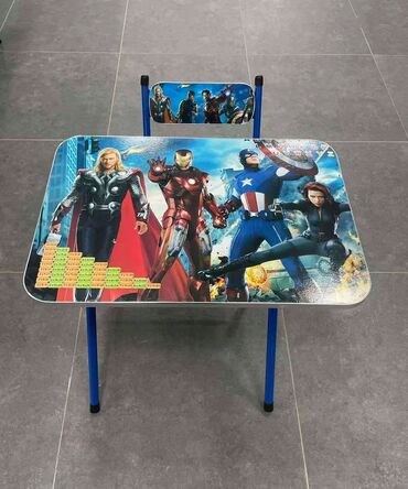 Setovi stolova i stolica: Dečiji set sto + stolica sa motivima crtanih junaka - Praktičan set — 7