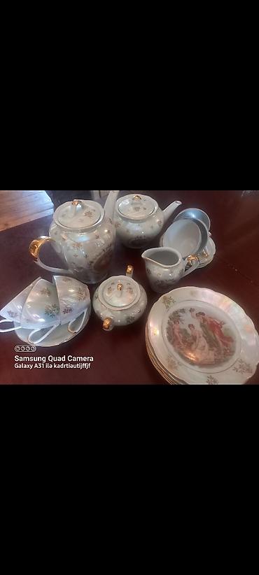Qab-qacaq və mətbəx ləvazimatları: Çay dəsti, rəng - Ağ, Madonna, 6 nəfərlik — 5
