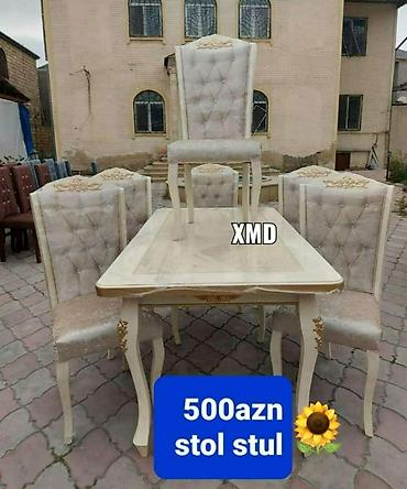 Masalar və oturacaqlar: Qonaq otağı üçün, Yeni, 6 stul — 1