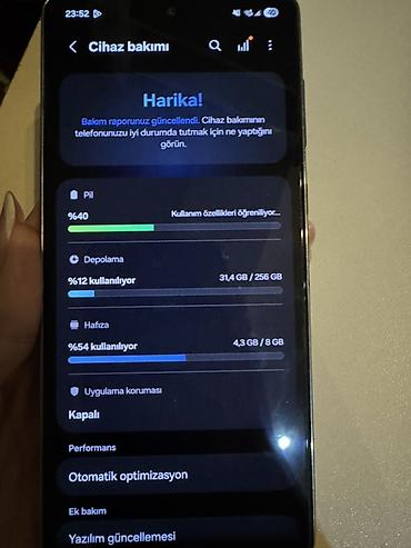 Mobil telefonlar: Samsung Galaxy A73 5G, 256 GB, rəng - Boz, Barmaq izi, Face ID, Sənədlərlə — 3
