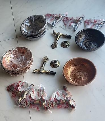 mis samovar: Osmanlı üslubunda dekorativ vintilli kranlar və naxışlı əlüzyuyan — 1