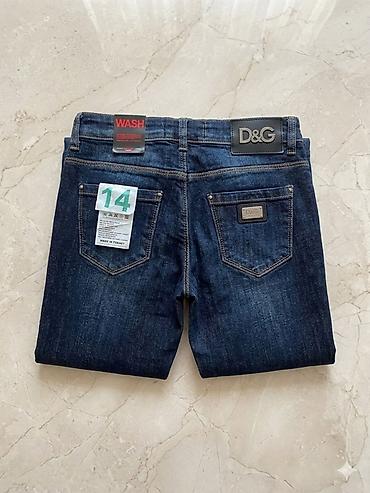 deri plas: Dolce & Gabbana uşaq cins şalvarı - Brend: Dolce &Gabbana — 2