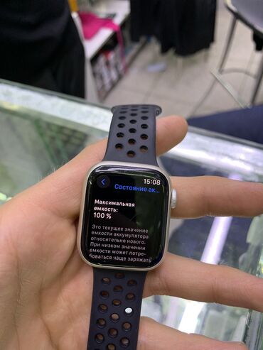 смарт часы зарядное устройство: Apple Watch 8series 41mm Акб: 100% 🔋 Комплект: коробка,зарядное