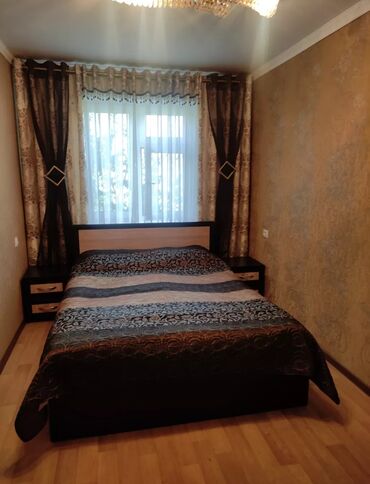 купить квартиру в киргизии: 3 бөлмө, 58 кв. м, 104-серия, 4 кабат, Евроремонт