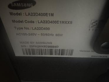 Samsung monitor/TV – Model: LA22D400E1M (Type No: LA22D400) - Ekran