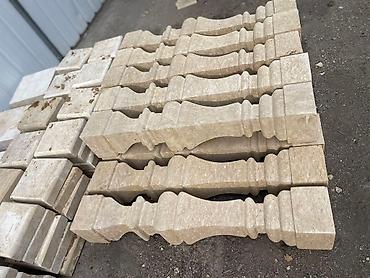 Фасадные плиты Сары-Таш (Травертин): Все виды балясины с доставкой до дома примой из завода а также все — 3