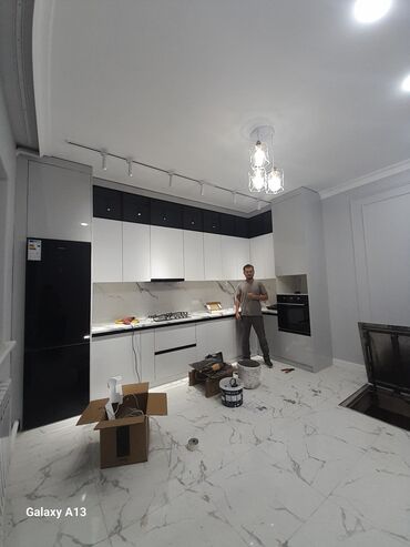 Кухонные гарнитуры: Кухонный гарнитур, Новый, цвет - Белый, МДФ, Бесплатная доставка — 3