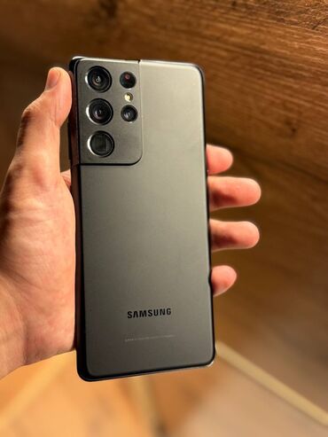 samsung fotoaparat: Samsung Galaxy S21 Ultra, Б/у, 256 ГБ, цвет - Черный, 2 SIM