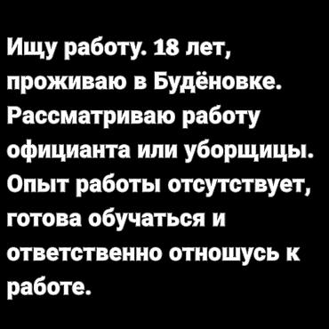 Отели, кафе, рестораны: Официант. Без опыта — 1