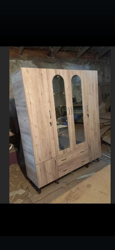 Dolablar: Yeni, Açılan, 4 qapılı Düz dolab, Qarderob, paltar dolabı, Azərbaycan — 9