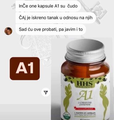 Suplementi: A1 KAPSULE - Oblik: kapsule - Pakovanje: 30 kapsula, neto 16,025 g — 22