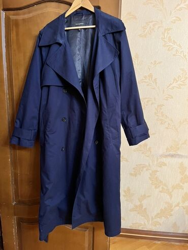 uni c: Мужской плащ, Banana Republic, XL, цвет - Синий