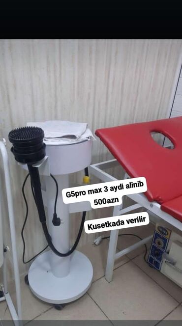 Bədənə qulluq: *G5 pro max aparayi satilir kusetka ile dest 3 aydi alinib istufade