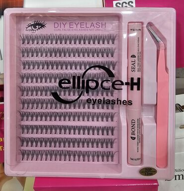 Kosmetika dəstləri: Ellipce-H DIY Eyelash – fərdi dəstəli süni kiprik seti temu kirpiklər — 15