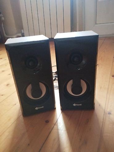 ucuz maqintafonlar: Kisonli stolüstü kompüter akustik sistemi – 2.0 stereo kolonlar. Sadə — 2