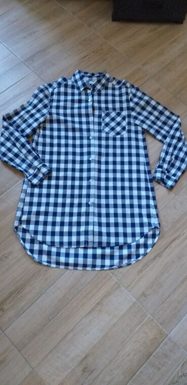 košulje waikiki: M (EU 38), L (EU 40), Cotton, Plaid, color - Light blue