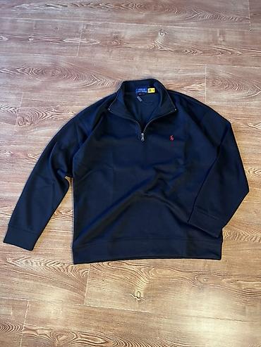 Мужская толстовка, M, L, Polo Ralph Lauren, Новый, цвет - Черный, Бесплатная доставка, Платная доставка, Самовывоз