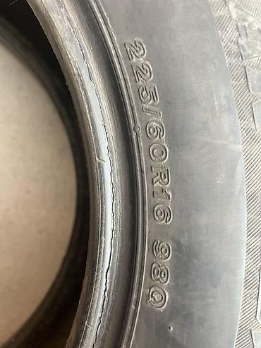Шиналар жана дисктер: Зимняя шина Bridgestone (липучка), без шипов. Размер: 225/60 R16 — 6